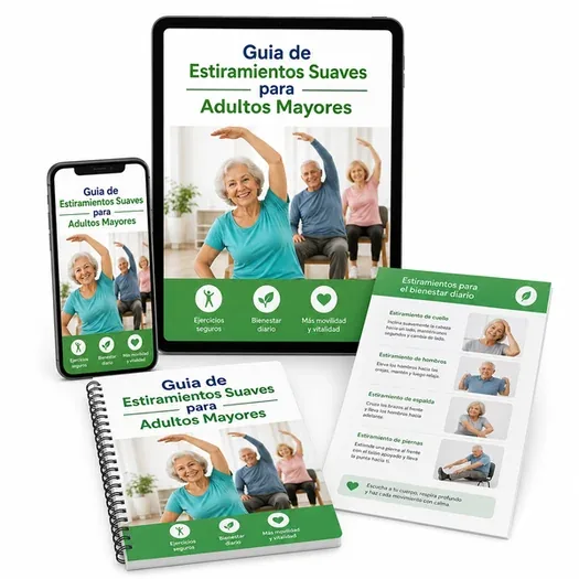 Guía de Estiramientos Suaves para Adultos Mayores