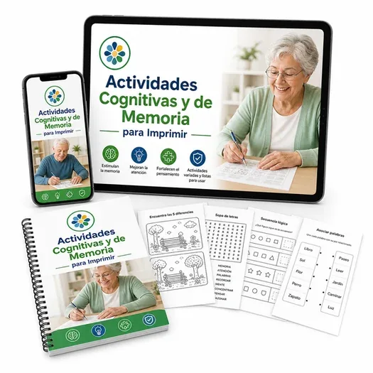 Actividades Cognitivas y de Memoria para imprimir
