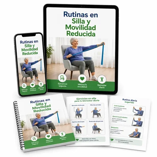 Rutinas en silla y movilidad reducida